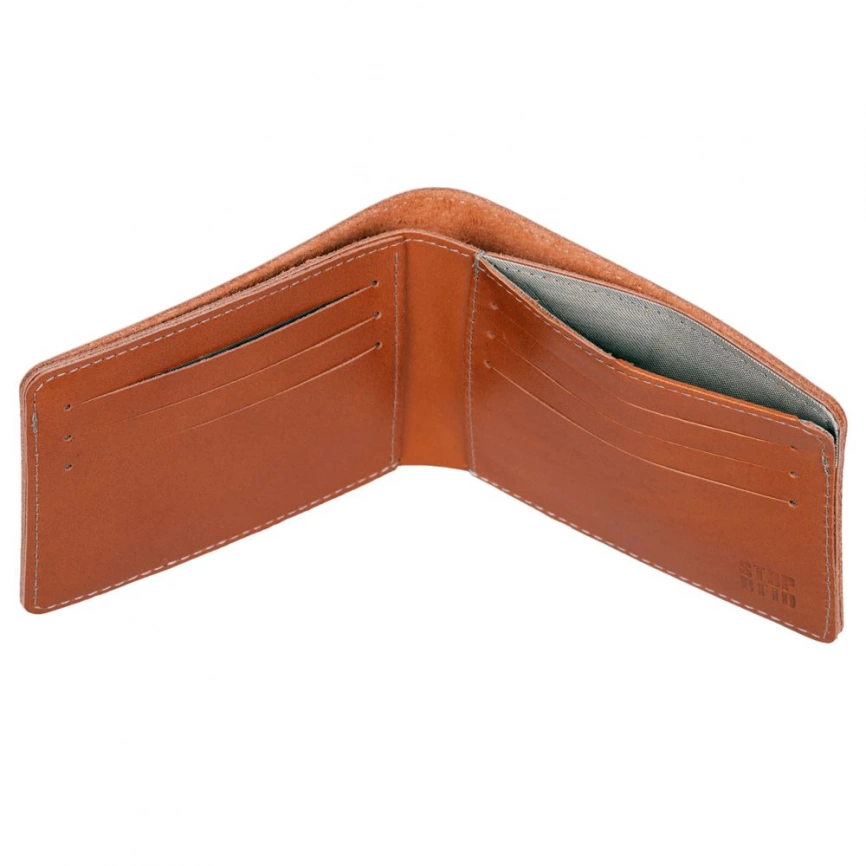 Портмоне Security, коричневое фото 5