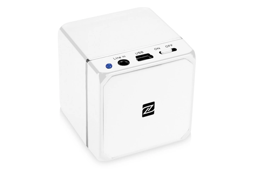 Колонка Kubus с функцией Bluetooth® и NFC, белый фото 2