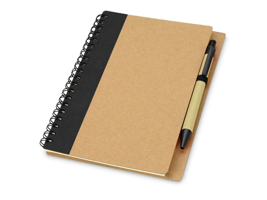 Подарочный набор Essentials с флешкой и блокнотом А5 с ручкой, черный фото 7
