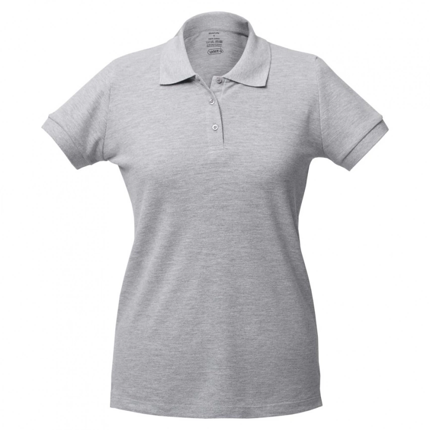 Рубашка поло женская Virma lady, серый меланж, размер L фото 1