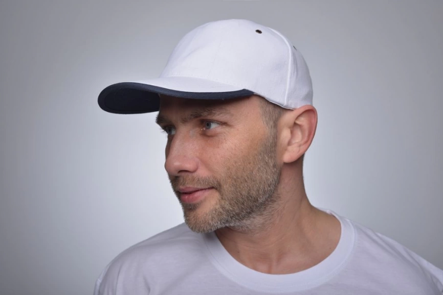Бейсболка Unit Trendy, красная с белым, уценка фото 8