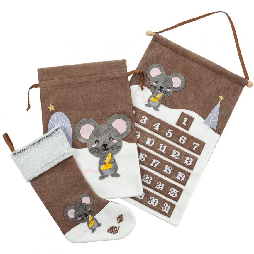 Адвент-календарь Noel, с мышкой фото 5