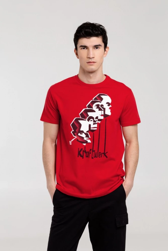 Футболка «Меламед. Kraftwerk», красная, размер XL фото 4