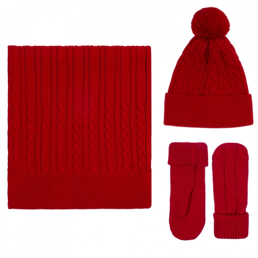 Варежки Heat Trick, красные, размер S/M фото 3