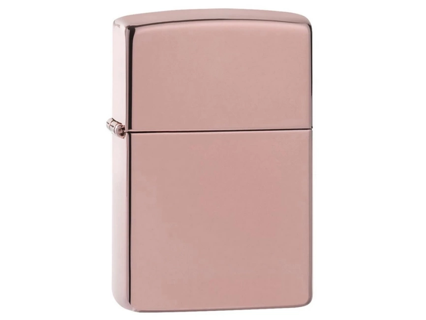 Зажигалка ZIPPO Classic с покрытием High Polish Rose Gold, латунь/сталь, розовое золото, 38x13x57 мм фото 1