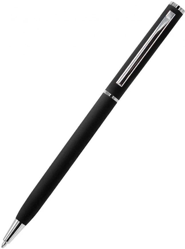 Ручка шариковая металлическая Tinny Soft, чёрная фото 2