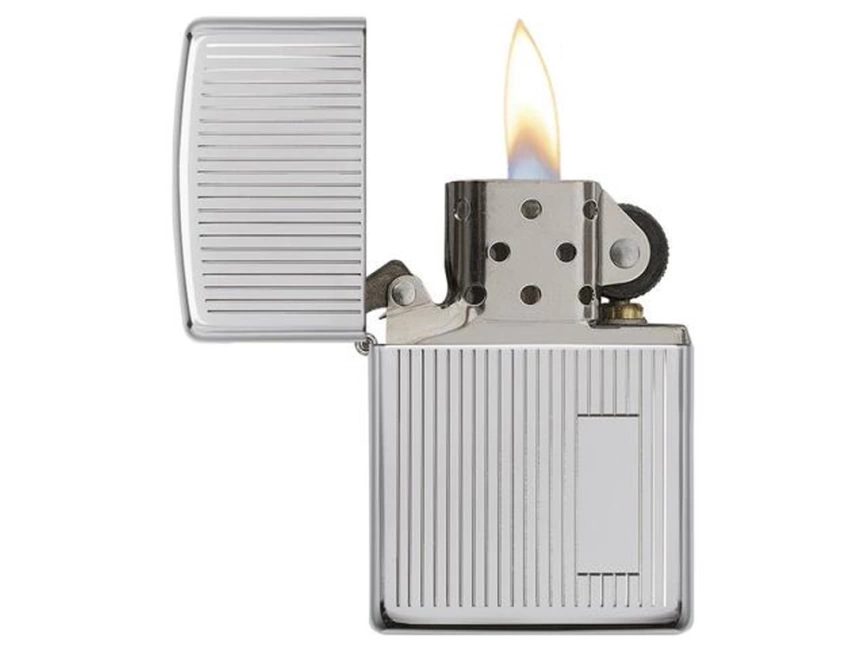 Зажигалка ZIPPO Classic с покрытием High Polish Chrome, латунь/сталь, серебристая, 38x13x57 мм фото 3