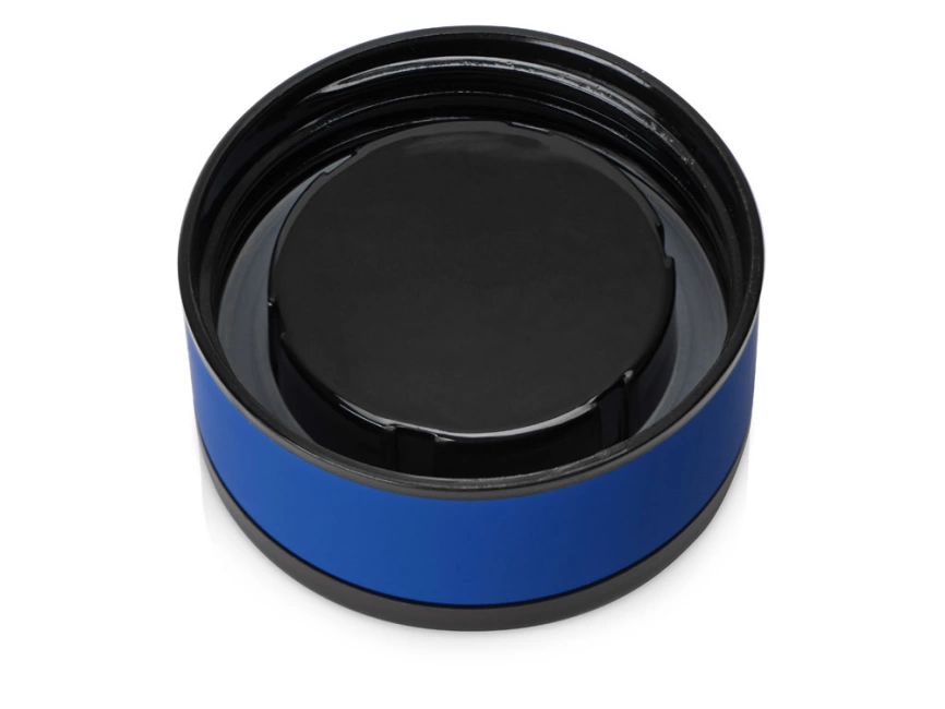 Термос Confident с покрытием soft-touch 420мл, синий фото 6