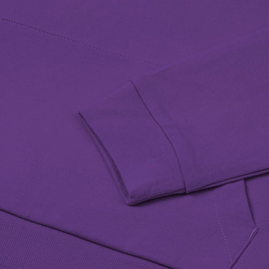 Толстовка с капюшоном на молнии Unit Siverga фиолетовая, размер 3XL фото 10