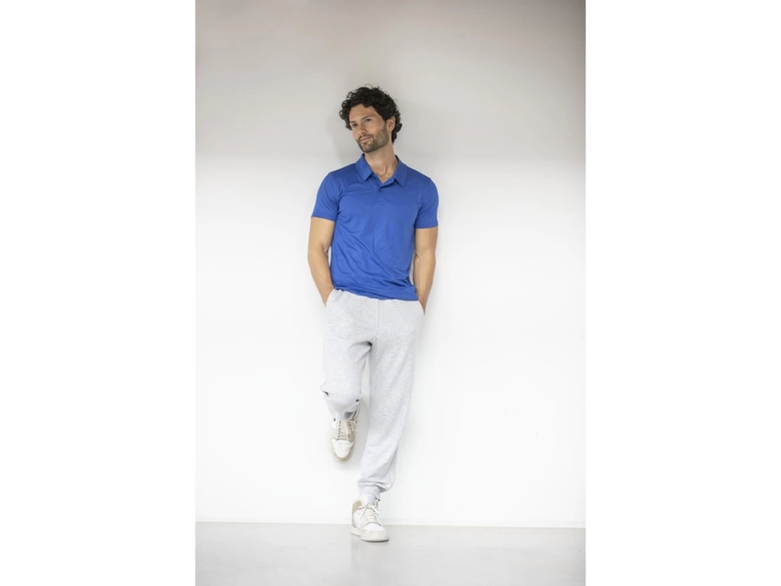 Мужская стильная футболка поло с короткими рукавами Deimos, темно-синий фото 6