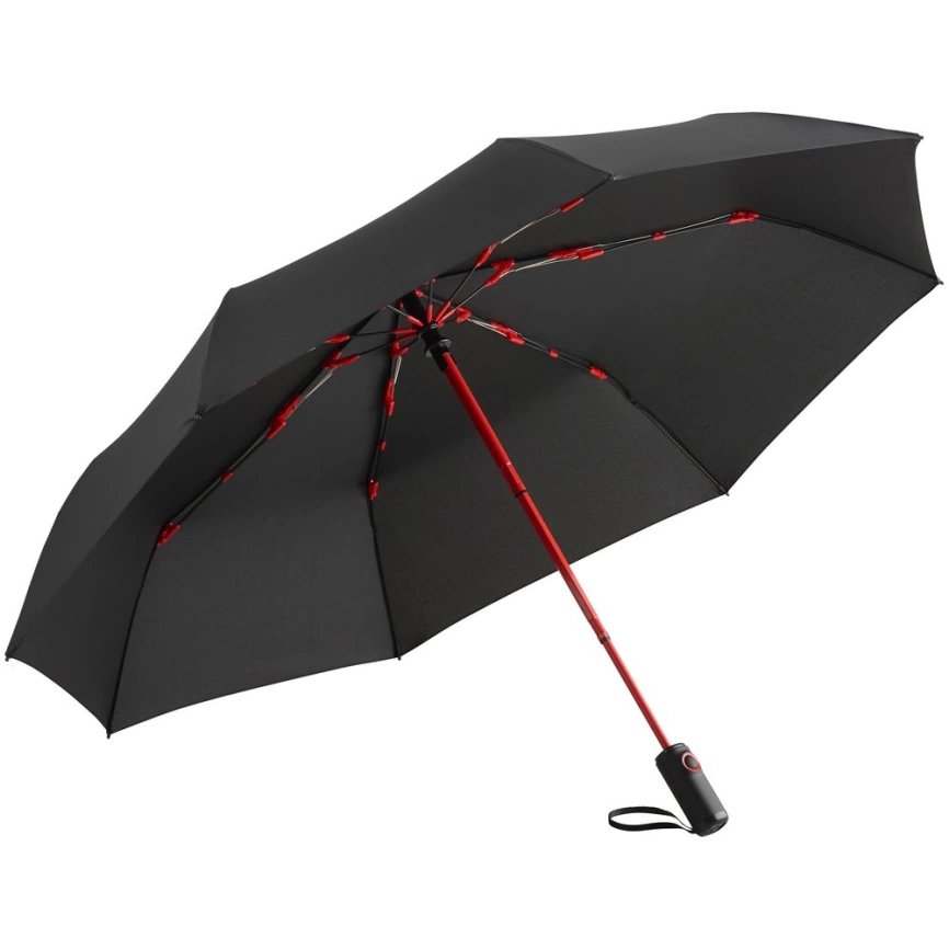 Зонт складной AOC Colorline, красный фото 1