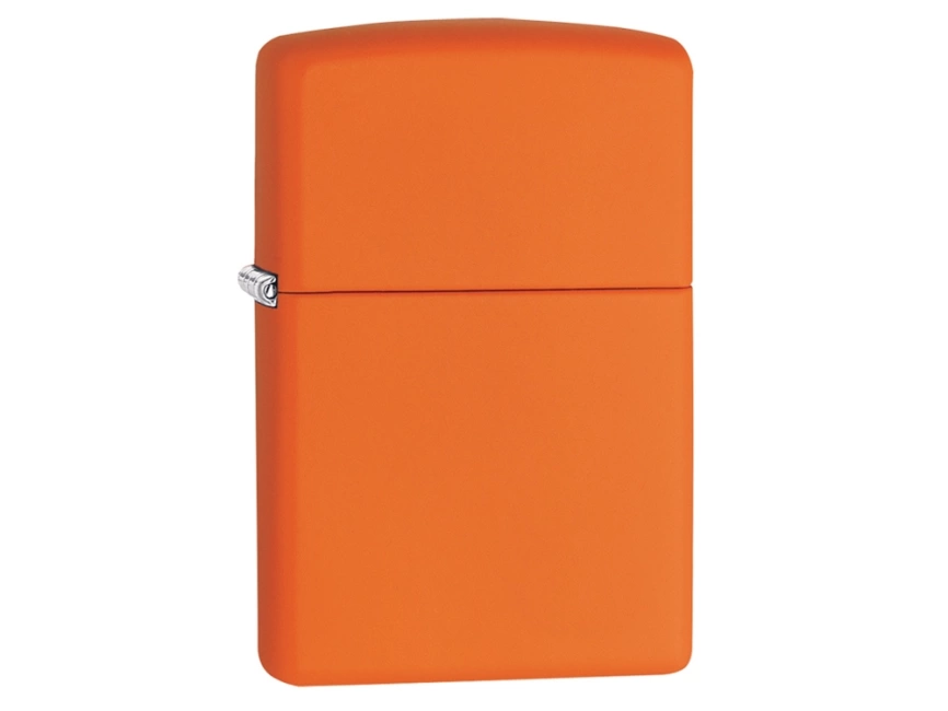 Зажигалка ZIPPO Classic с покрытием Orange Matte, латунь/сталь, оранжевая, матовая, 38x13x57 мм фото 1