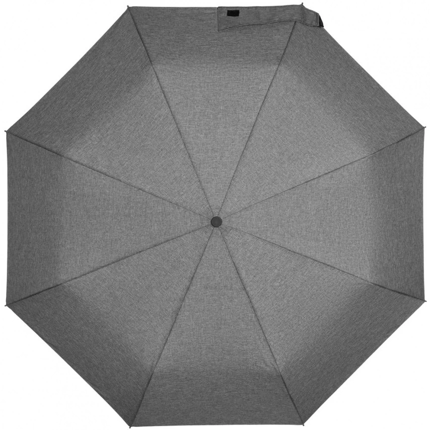 Складной зонт rainVestment, светло-серый меланж фото 2