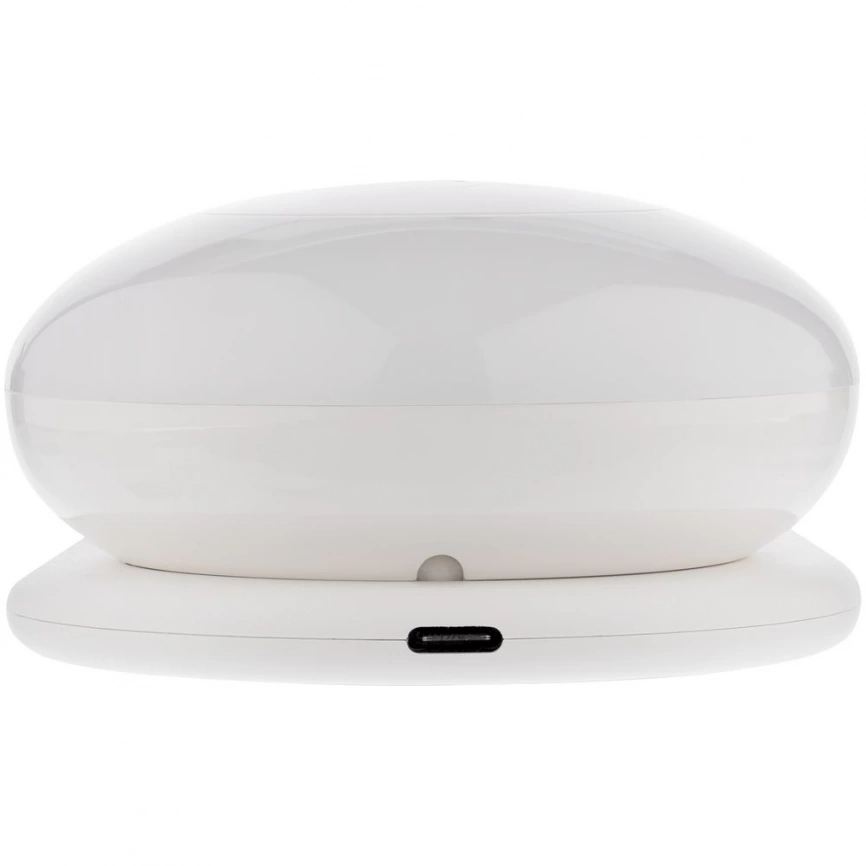 Ночник с функцией беспроводной зарядки moonRay, белый фото 5