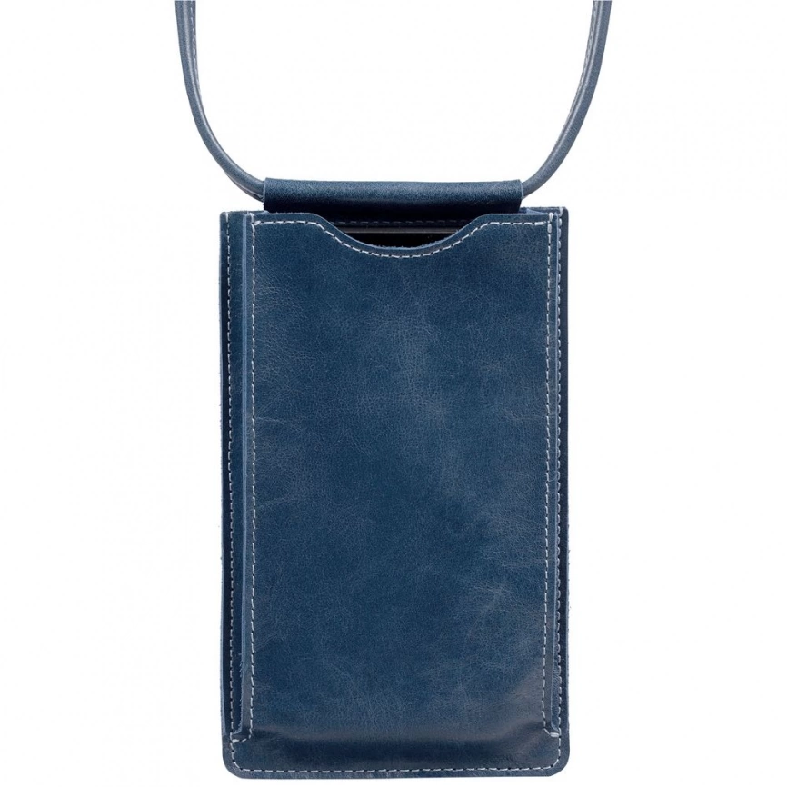 Сумочка для телефона Apache, синяя фото 2