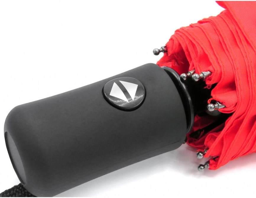 Автоматический противоштормовой зонт Vortex - Красный PP фото 4