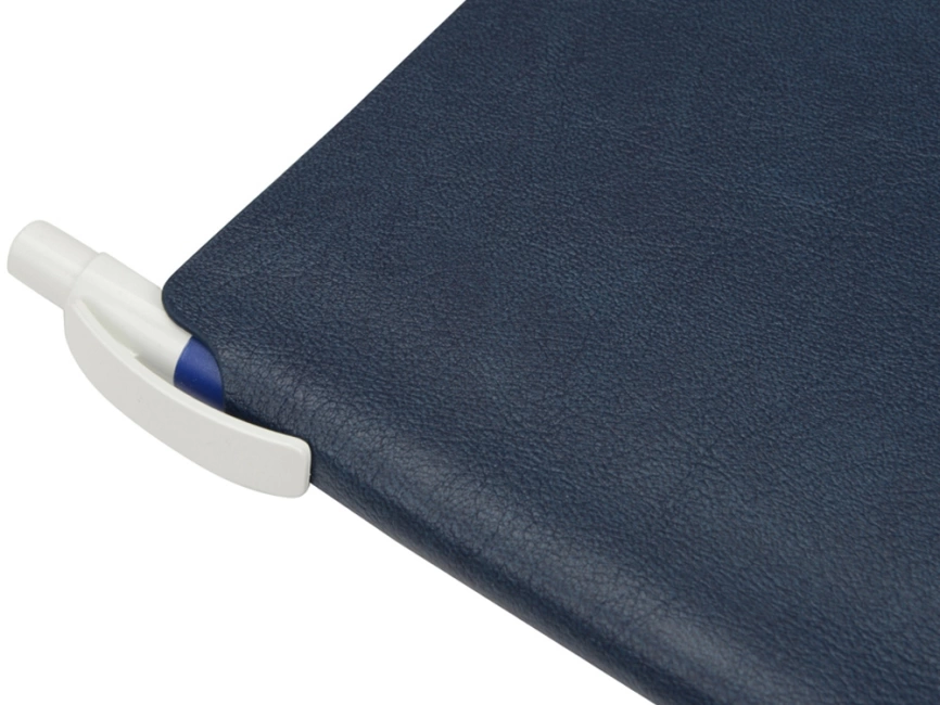 Блокнот Notepeno 130x205 мм с тонированными линованными страницами, темно-синий фото 8