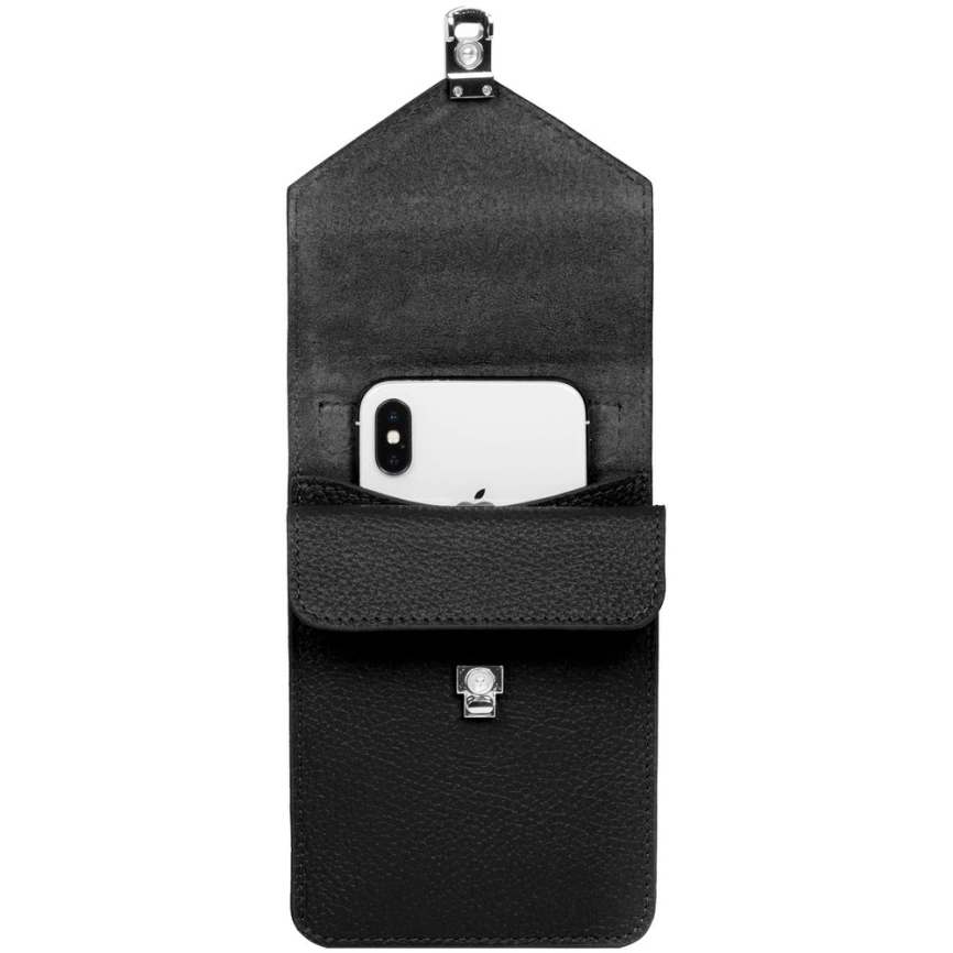 Сумка через плечо Segreto, черная фото 5