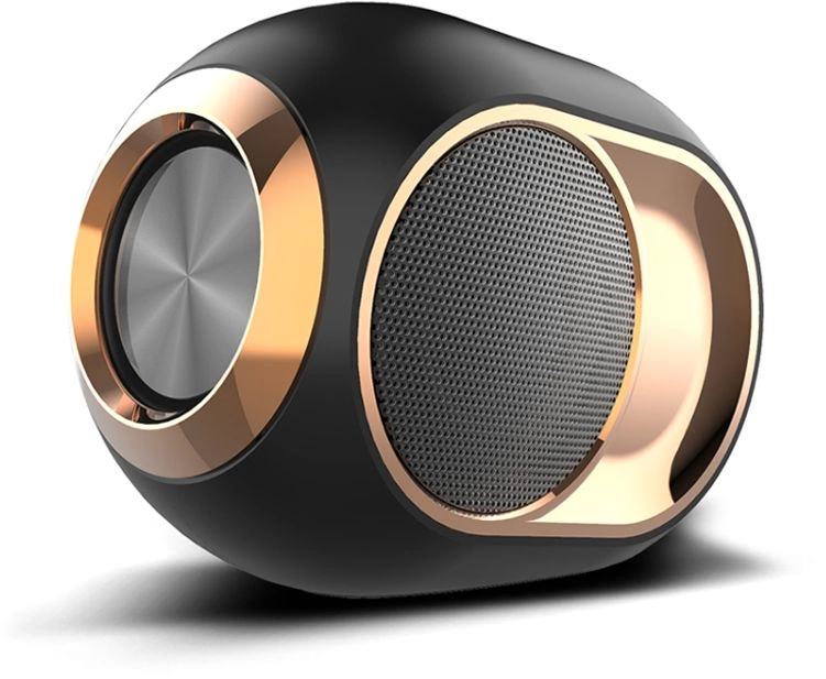 Беспроводная bluetooth колонка Bitto с bass усилителем, чёрная фото 1