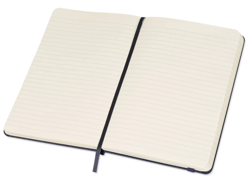 Записная книжка Moleskine Classic (в линейку) в твердой обложке, Medium (11,5x18 см), синий фото 2