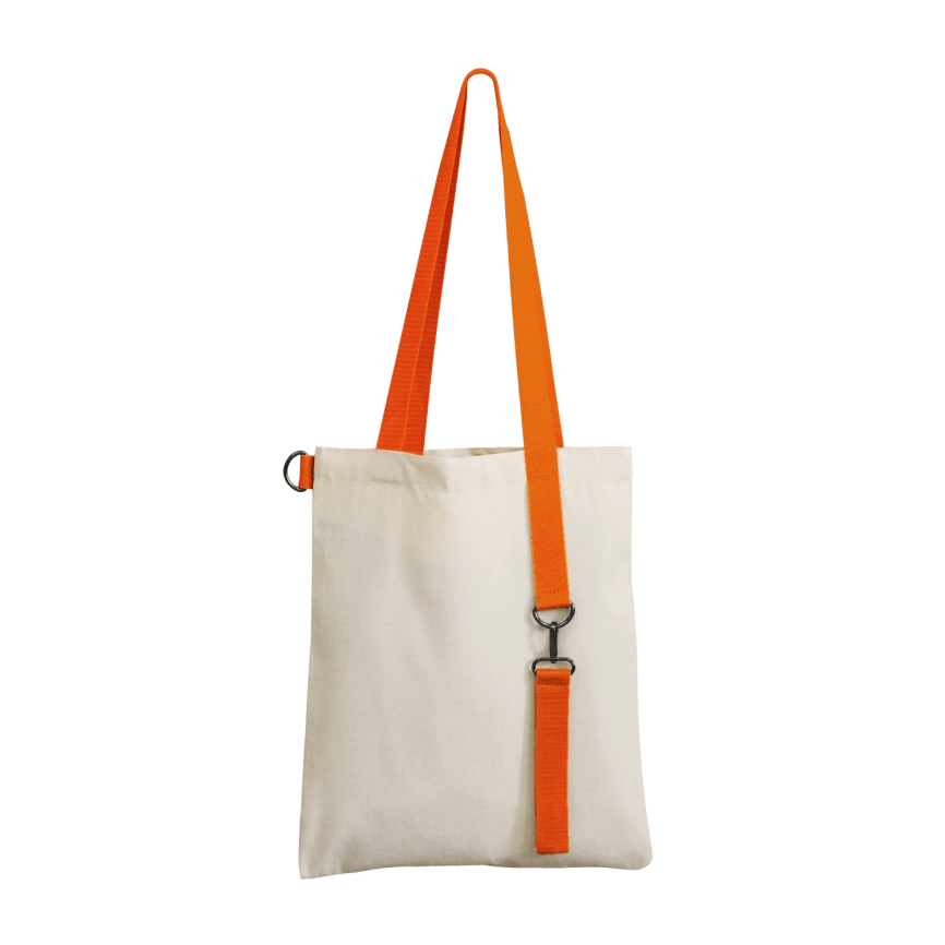 Шоппер Superbag с ремувкой 4sb (неокрашенный с оранжевым) фото 1
