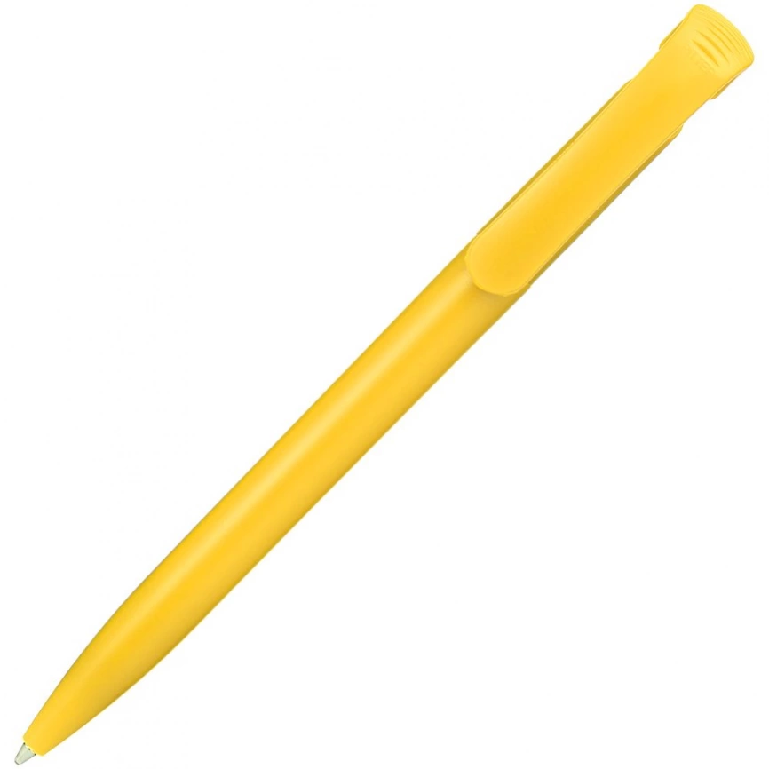Ручка шариковая Clear Solid, желтая фото 6