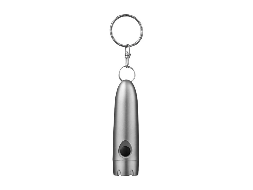Брелок-фонарик Bullet, серебристый фото 2