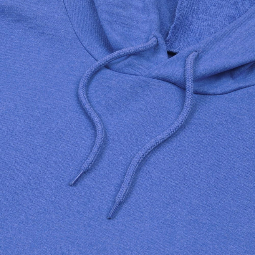 Толстовка с капюшоном унисекс Hoodie, ярко-синий меланж, размер XXL фото 8