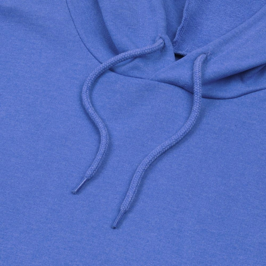 Толстовка с капюшоном унисекс Hoodie, ярко-синий меланж, размер L фото 8