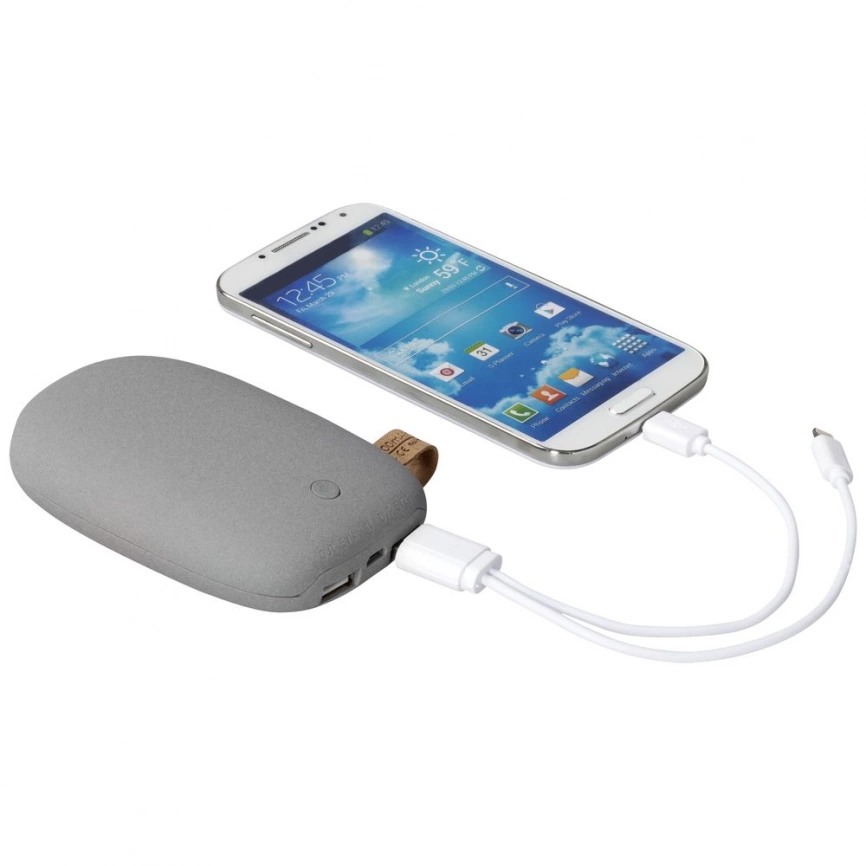 Внешний аккумулятор Pebble 7800 мАч, серый фото 6