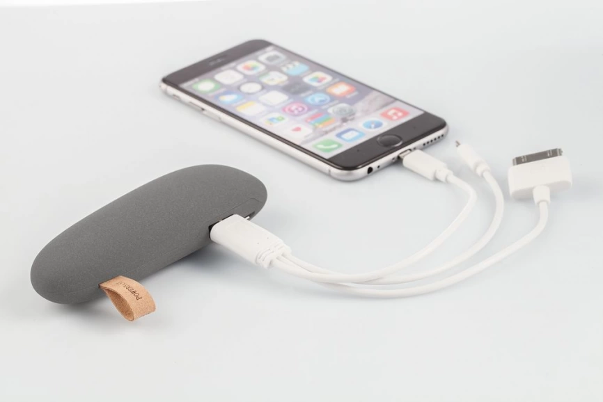 Внешний аккумулятор Pebble 2600 мАч, серый фото 6