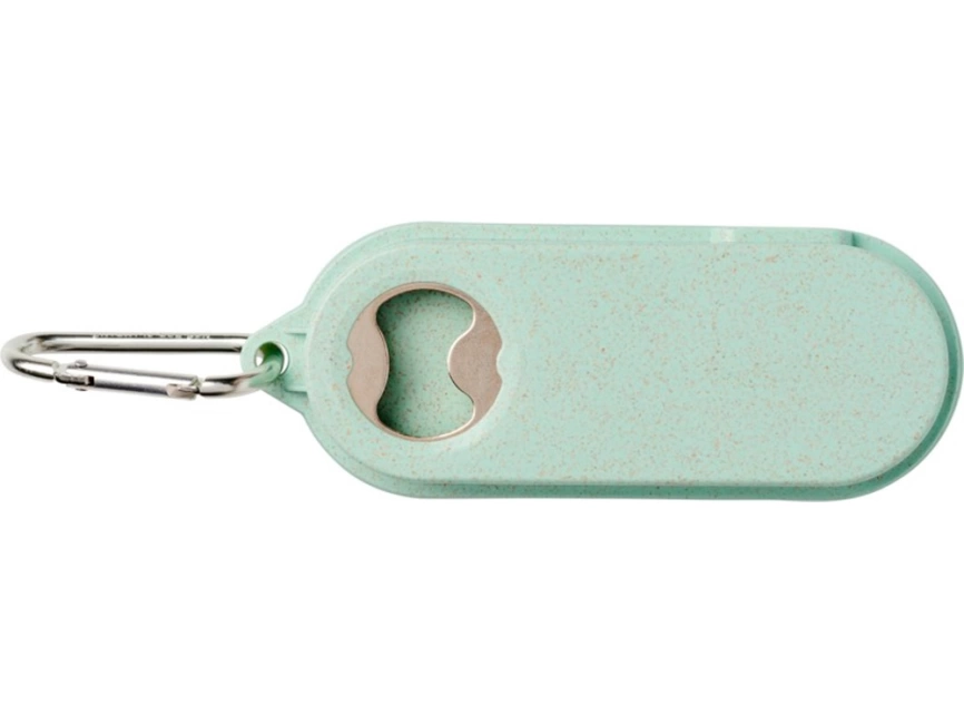 Столовый прибор Giles из пшеничной соломы с открывалкой для бутылок,  мятный фото 2