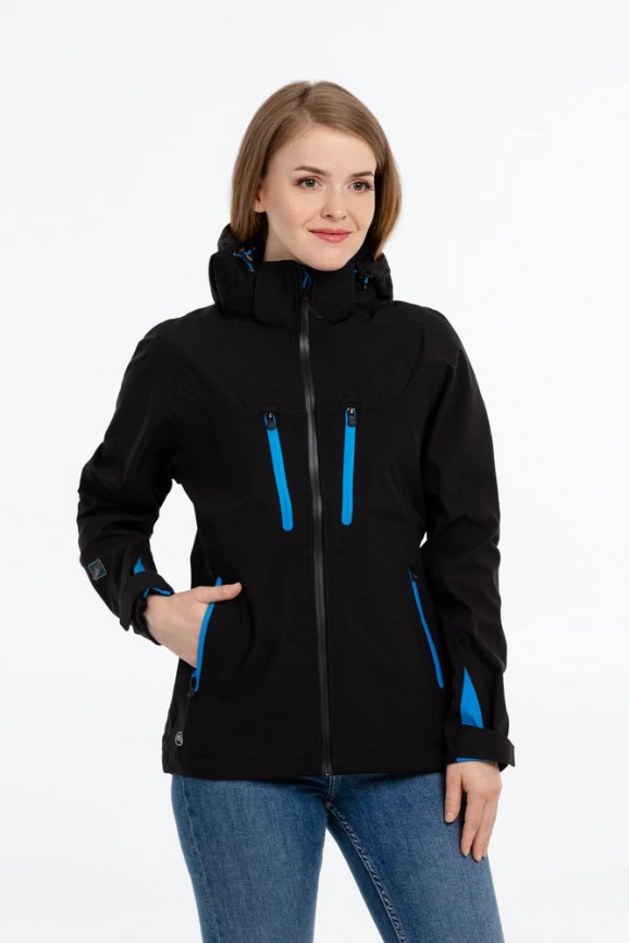 Куртка софтшелл женская Patrol черная с серым, размер XS фото 6