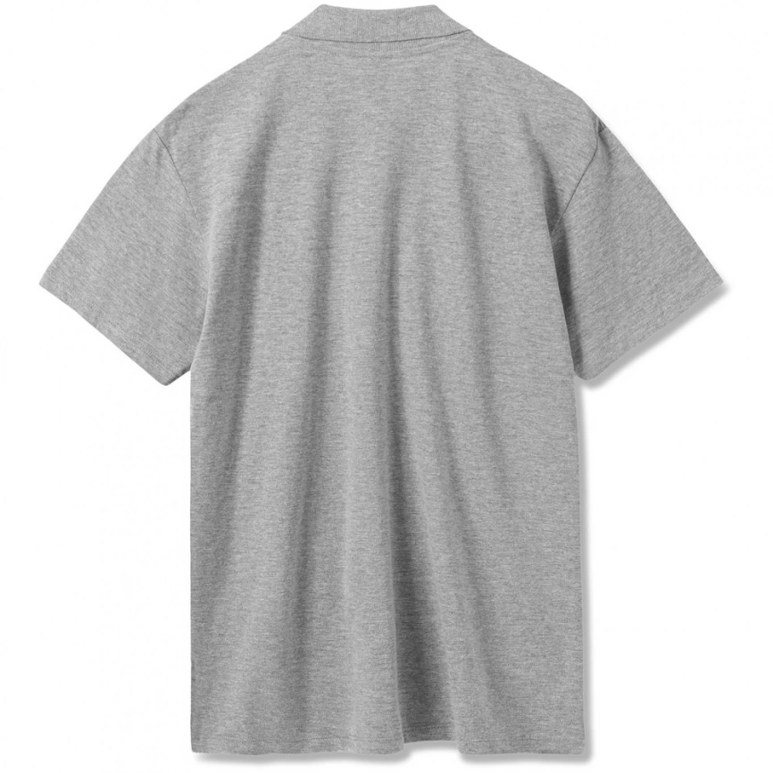 Рубашка поло мужская Summer 170 серый меланж, размер S фото 10