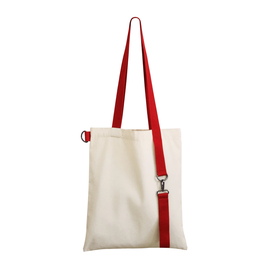 Шоппер Superbag с ремувкой 4sb (неокрашенный с красным) фото 1