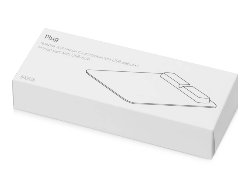 Коврик для мыши со встроенным USB-хабом Plug фото 7