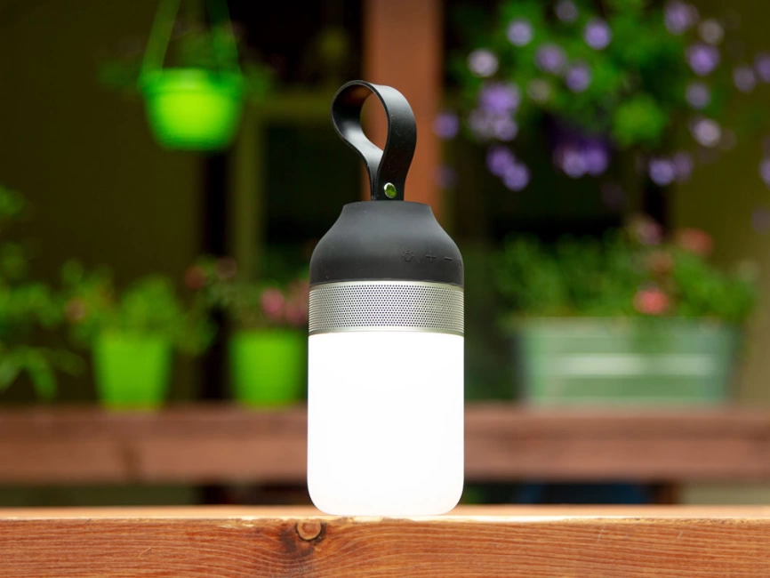 Портативный беспроводной Bluetooth динамик Lantern со встроенным светильником фото 6