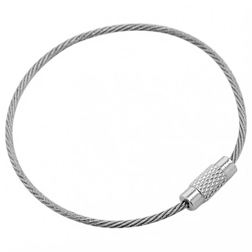 Трос-кольцо с застежкой Серебристый 4281.06 фото 1