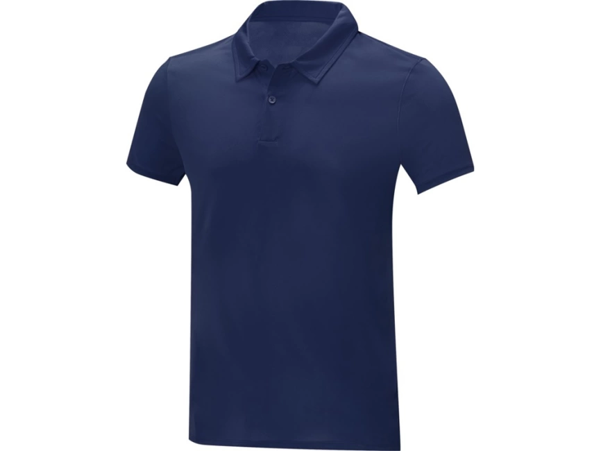 Мужская стильная футболка поло с короткими рукавами Deimos, темно-синий фото 1