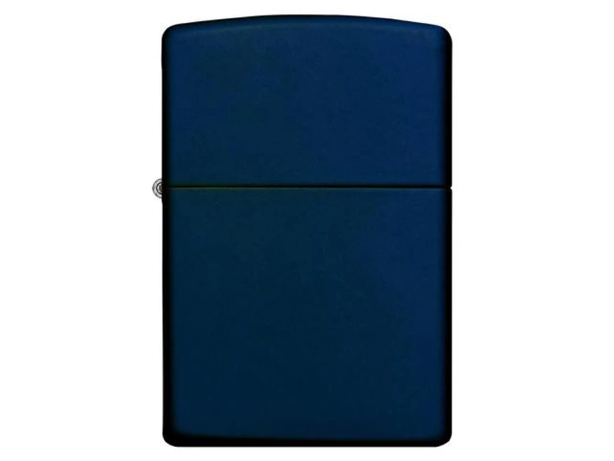 Зажигалка ZIPPO Classic с покрытием Navy Matte, латунь/сталь, синяя, матовая, 38x13x57 мм фото 2