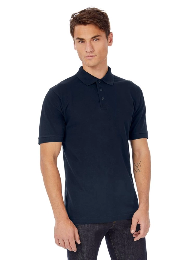 Рубашка поло Heavymill красная, размер XL фото 5