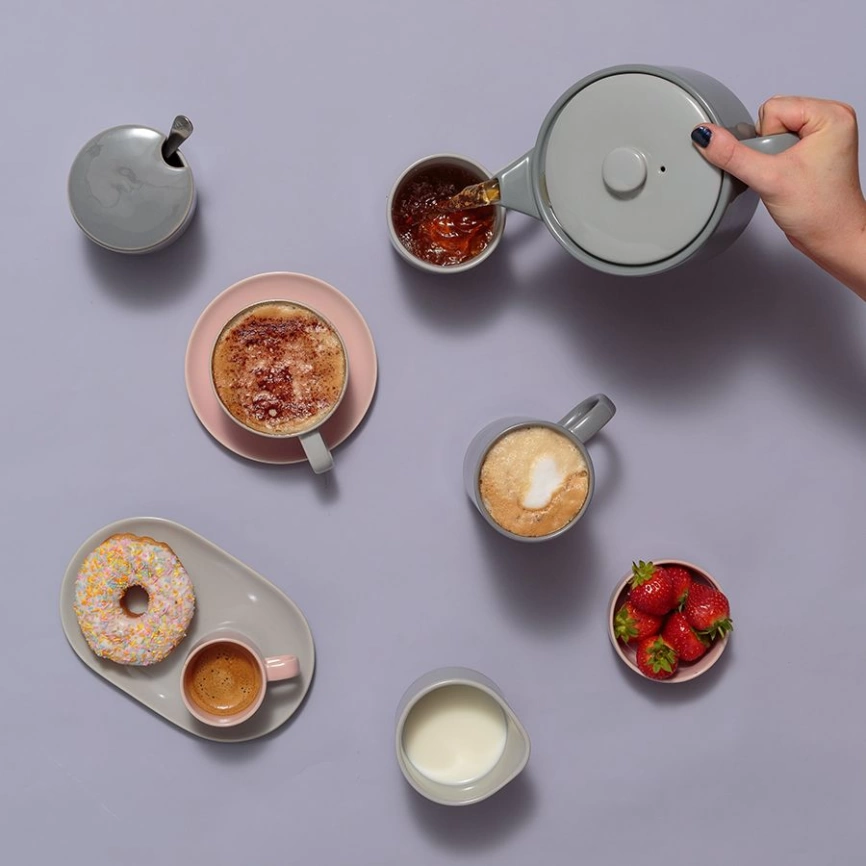 Сахарница Cafe Concept, серая фото 3