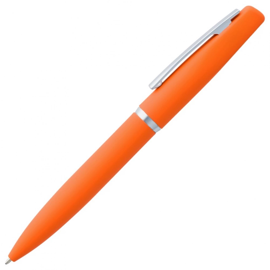 Ручка шариковая Bolt Soft Touch, оранжевая фото 2