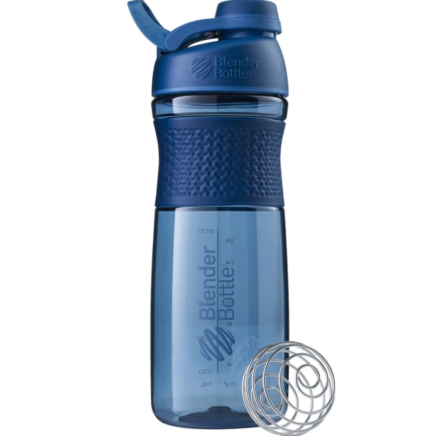 Спортивный шейкер SportMixer Twist Cap, большой, синий фото 1
