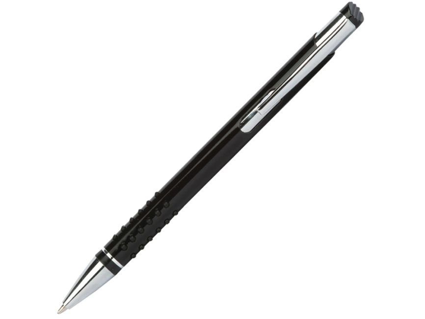 Ручка шариковая Онтарио, черный/серебристый фото 1