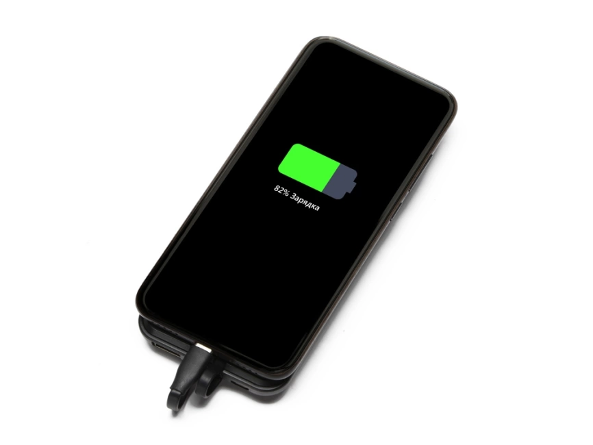 Портативное беспроводное зарядное устройство Octopus Air, 5000 mAh, черный фото 4