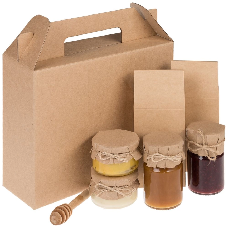 Коробка In Case L, крафт фото 2