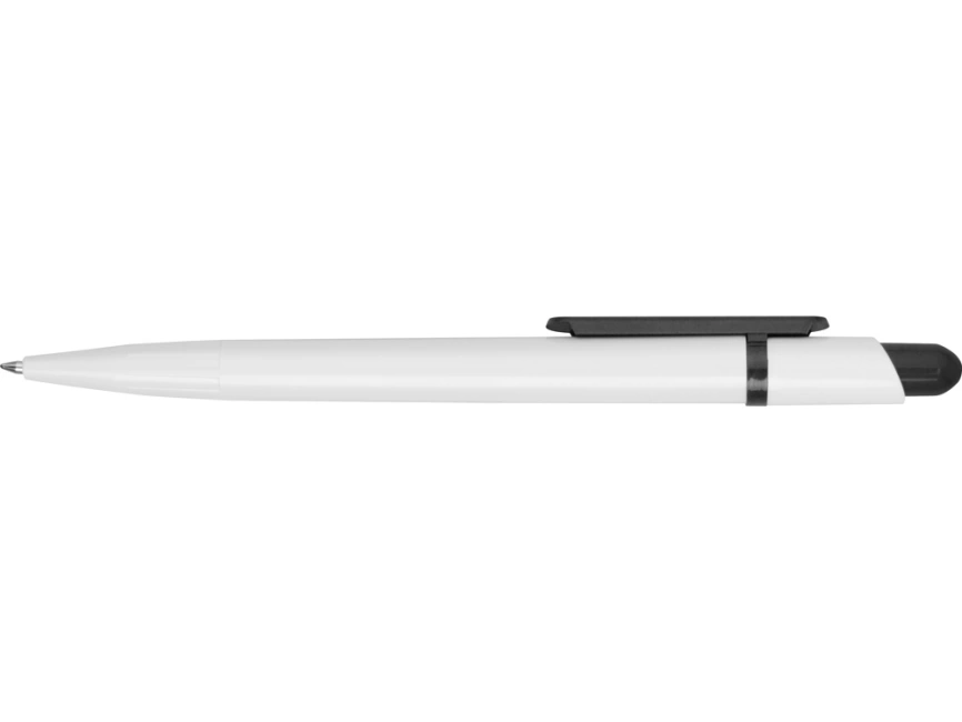Ручка шариковая Этюд, белая с черным фото 4
