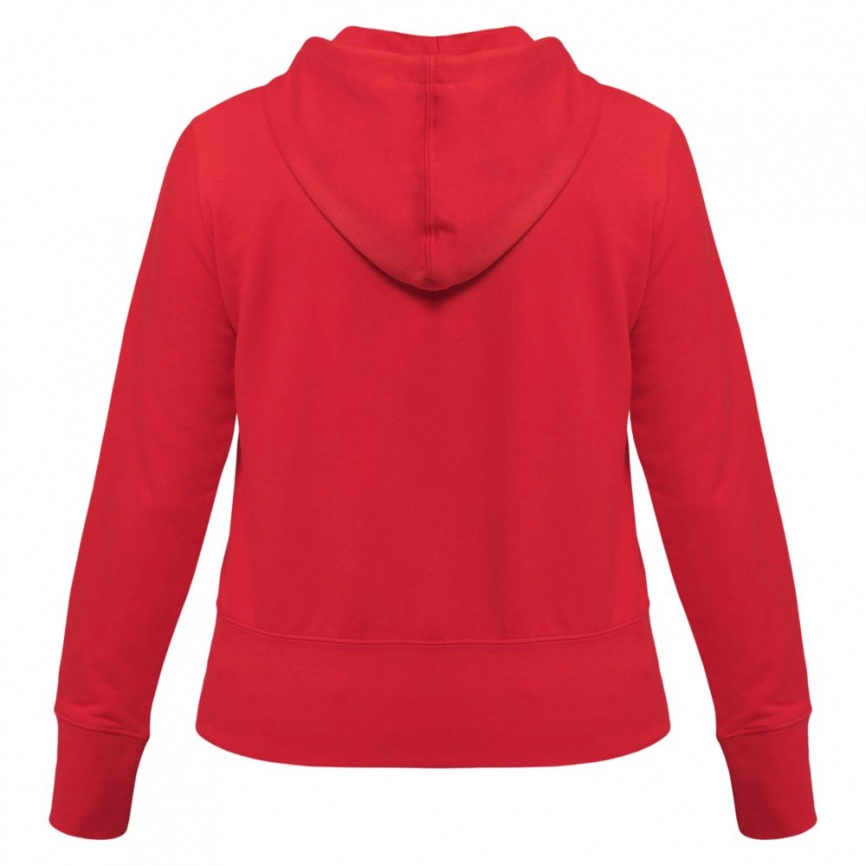 Толстовка женская Hooded Full Zip красная, размер M фото 3