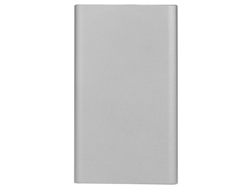 Портативное зарядное устройство Мун с 2-мя USB-портами, 4400 mAh, серебристый фото 5